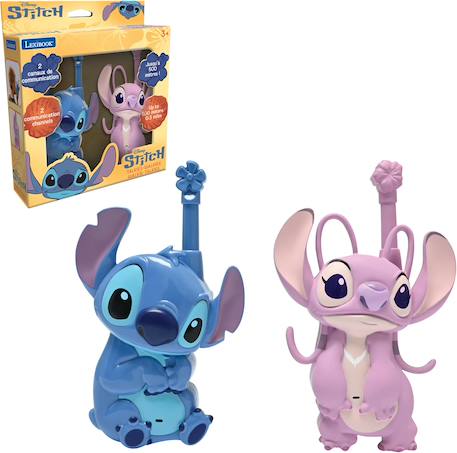Talkies-walkies Stitch & angel 3d, portée 500m, 2 canaux communication BLEU 1 - vertbaudet enfant 