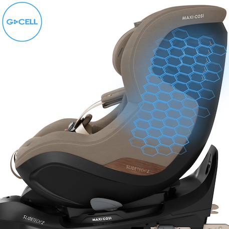 Siège auto pivotant et coulissant mica slide pro Authentic black+Authentic green+Authentic truffle 18 - vertbaudet enfant 