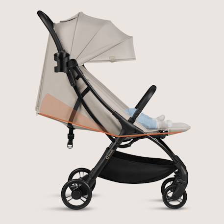 Poussette ultra-compacte agia légère jusqu’à 22 kg avec grand panier et pliage rapide Beige sand 5 - vertbaudet enfant 