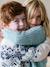 Gilet fille loose maille mousseuse bleu pétrole+gris chiné+menthe+rose+violine 14 - vertbaudet enfant 