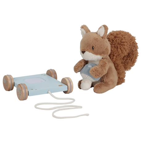 Peluche écureuil à tirer forest friends Marron 2 - vertbaudet enfant 