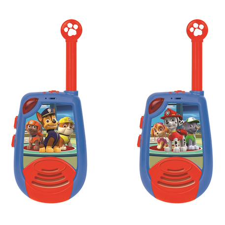 Talkie-walkies pat patrouille portée 2km fonction morse, clip ceinture, à piles BLEU 1 - vertbaudet enfant 
