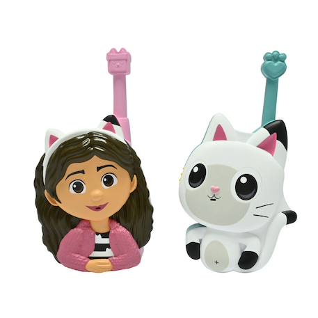 Talkies-walkies gabby et la maison magique 3d, portée jusqu'à 500 mètres ROSE 1 - vertbaudet enfant 