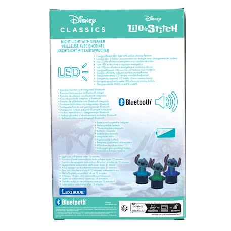 Enceinte bluetooth veilleuse stitch BLEU 5 - vertbaudet enfant 