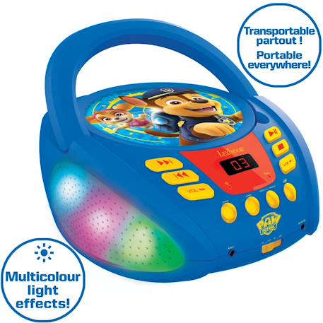 Lecteur cd bluetooth la pat’ patrouille BLEU 3 - vertbaudet enfant 