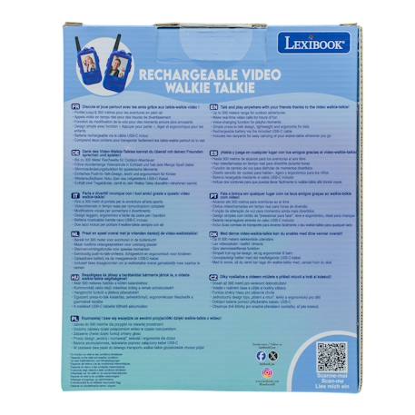 Talkie walkie rechargeable avec appel vidéos BLEU 4 - vertbaudet enfant 