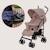 Poussette canne compacte elia légère 6-36 mois avec moustiquaire Beige taupe+Black onyx+Brown chocolate+Green graphite 2 - vertbaudet enfant 