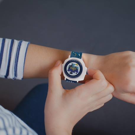 Montre digitale avec projection hedwige BLEU 5 - vertbaudet enfant 
