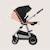 Poussette 3en1 amber jusqu’à 22 kg avec nacelle, siège-auto, sac et accessoires Beige sand+Black onyx+Black silver+Brown chocolate+Green forest+Grey graphite 16 - vertbaudet enfant 