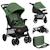 Poussette tout-terrain emma 6-36 mois avec sac et pliage rapide Coral pink+Green emerald+Grey dove+Pink scandi+Stone 7 - vertbaudet enfant 