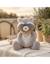 Peluche raton laveur raku 40 cm Ecru 2 - vertbaudet enfant 