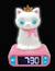 Réveil avec veilleuse lumineuse chat en 3d ROSE 1 - vertbaudet enfant 