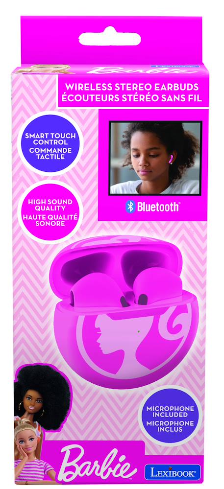 Écouteurs sans fil bluetooth barbie ROSE 6 - vertbaudet enfant 