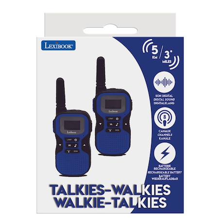 Talkies-walkies jusqu'à 5km BLEU 3 - vertbaudet enfant 