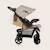 Poussette tout-terrain emma 6-36 mois avec sac et pliage rapide Beige latte+Coral pink+Green emerald+Grey dove 6 - vertbaudet enfant 