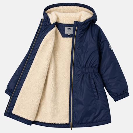 Parka fille Ecru+Marine+Noir 11 - vertbaudet enfant 