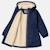Parka fille Ecru+Marine+Noir 11 - vertbaudet enfant 