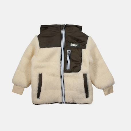 Parka garçon  avec poche sur le devant Kaki+Marine 4 - vertbaudet enfant 