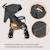 Poussette canne compacte irma 6-36 mois avec moustiquaire et amortisseurs avant Beige sand+Black onyx+Green emerald+Grey stone+Grey/dark grey 22 - vertbaudet enfant 