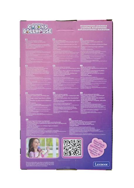 Microphone lumineux gabby et la maison magique ROSE 5 - vertbaudet enfant 