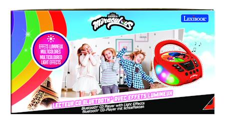 Lecteur cd bluetooth miraculous ROUGE 6 - vertbaudet enfant 