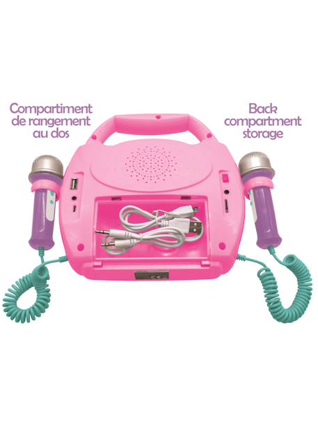 Enceinte bluetooth licorne avec micros ROSE 4 - vertbaudet enfant 