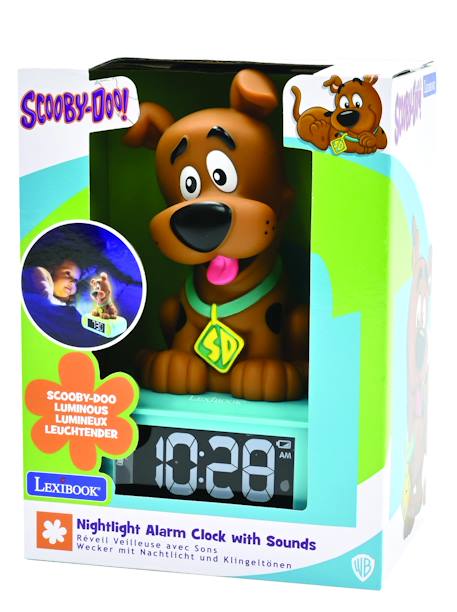 Réveil avec veilleuse scooby doo en 3d BLEU 2 - vertbaudet enfant 