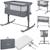 Lit cododo berceau 3en1 Aurora avec matelas et sac Beige cappuccino+Beige taupe+Green sage+Grey concrete+Grey monument 25 - vertbaudet enfant 