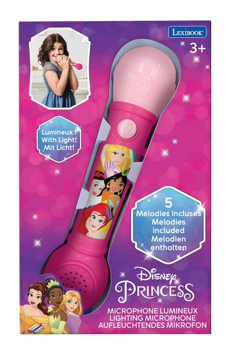 Microphone lumineux avec mélodies et effets sonores Disney ROSE 1 - vertbaudet enfant 