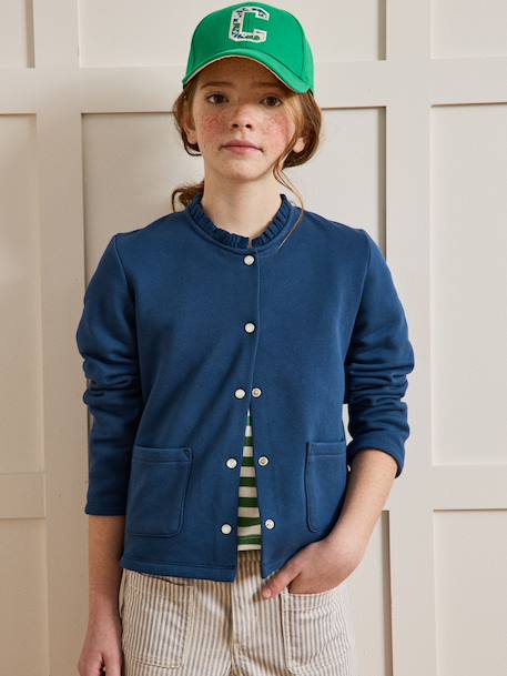 Cardigan molleton marine 4 - vertbaudet enfant 