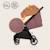 Poussette compacte ingrid légère et pliable jusqu’à 22 kg avec amortissement Beige sand+Black onyx+Green emerald+Grey stone+Pink mauve 27 - vertbaudet enfant 