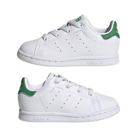 Baskets bébé en cuir Blanc, vert 5 - vertbaudet enfant 