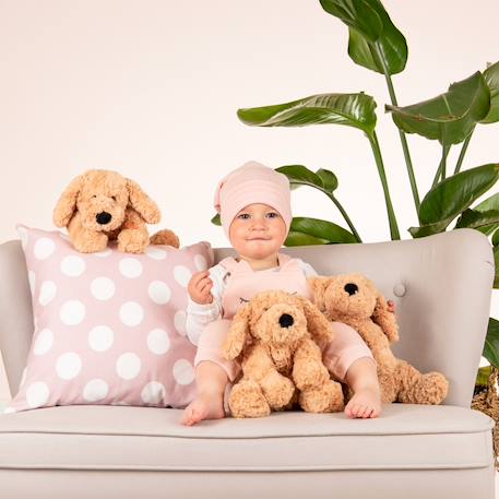Peluche doudou chien ultra douce 28 cm Beige 2 - vertbaudet enfant 