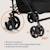 Poussette canne compacte irma 6-36 mois avec moustiquaire et amortisseurs avant Black onyx+Green emerald+Grey/dark grey 4 - vertbaudet enfant 