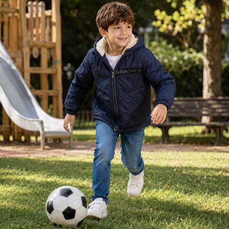 Parka enfant Gris+Kaki+Marine+Noir 14 - vertbaudet enfant 