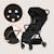 Poussette ultra-compacte julie air légère et pliable, compatible avion Beige sand+Black onyx+Green sage+Grey stone 11 - vertbaudet enfant 