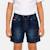 Bermuda taille élastique garçon Bleu+Gris 1 - vertbaudet enfant 