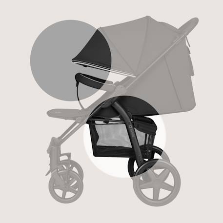 Poussette tout-terrain annet plus avec grandes roues, amortisseurs et accessoires Beige sand+Black carbon+Brown chocolate+Green forest+Stone caramel 11 - vertbaudet enfant 