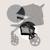 Poussette tout-terrain annet plus avec grandes roues, amortisseurs et accessoires Beige sand+Black carbon+Brown chocolate+Green forest+Stone caramel 11 - vertbaudet enfant 