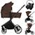 Poussette trio mika plus jusqu’à 4 ans avec nacelle, siège-auto et accessoires Beige sand+Black onyx+Green olive+Grey stone+Mocha mousse 25 - vertbaudet enfant 