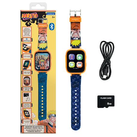 Montre bluetooth avec écran couleurs naruto avec camera et carte mémoire de 8 go ORANGE 1 - vertbaudet enfant 