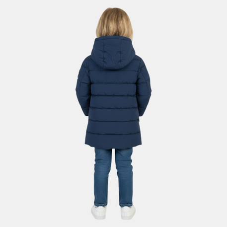 Doudoune longue fille Blanc+Marine+Noir+Rose 9 - vertbaudet enfant 