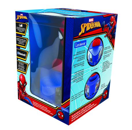 Enceinte bluetooth avec figurine lumineuse de spiderman BLEU 5 - vertbaudet enfant 