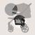 Poussette tout-terrain annet plus avec grandes roues, amortisseurs et accessoires Beige sand+Black carbon+Brown chocolate+Green forest+Stone caramel 29 - vertbaudet enfant 