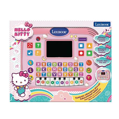 Tablette hello kitty éducative bilingue parlante abc (fr/en) ROSE 3 - vertbaudet enfant 