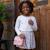 Sac à main enfant pailleté skyline glamour Or+Rose 5 - vertbaudet enfant 