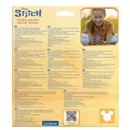 Talkies-walkies Stitch & angel 3d, portée 500m, 2 canaux communication BLEU 6 - vertbaudet enfant 