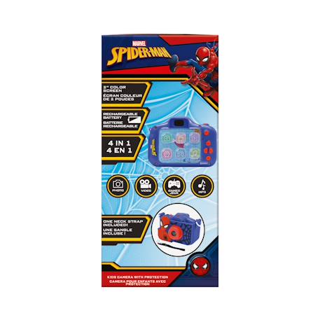 Appareil 4-en-1 Spiderman avec Protection, vidéo, MP3, jeux BLEU 5 - vertbaudet enfant 