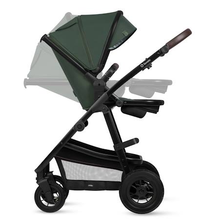 Poussette 3en1 amber jusqu’à 22 kg avec nacelle, siège-auto, sac et accessoires Beige sand+Black onyx+Black silver+Brown chocolate+Green forest+Grey graphite 27 - vertbaudet enfant 