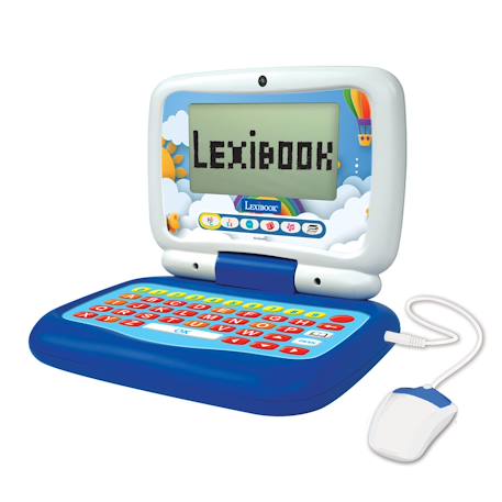 Ordinateur portable éducatif parlant bilingue (en/fr) 40 activités en français et en anglais BLEU 1 - vertbaudet enfant 